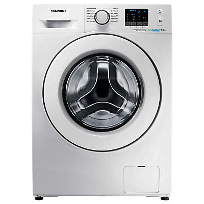 Samsung WF80F5E0W2W ecobubble™ Freestanding Washing Machine, 8kg Load, A+++ Energy Rating, 1200rpm Spin, White Samsung WF80F5E0W2W ecobubble™ Freestanding Washing Machine, 8kg Load, A+++ Energy Rating, 1200rpm Spin, White
